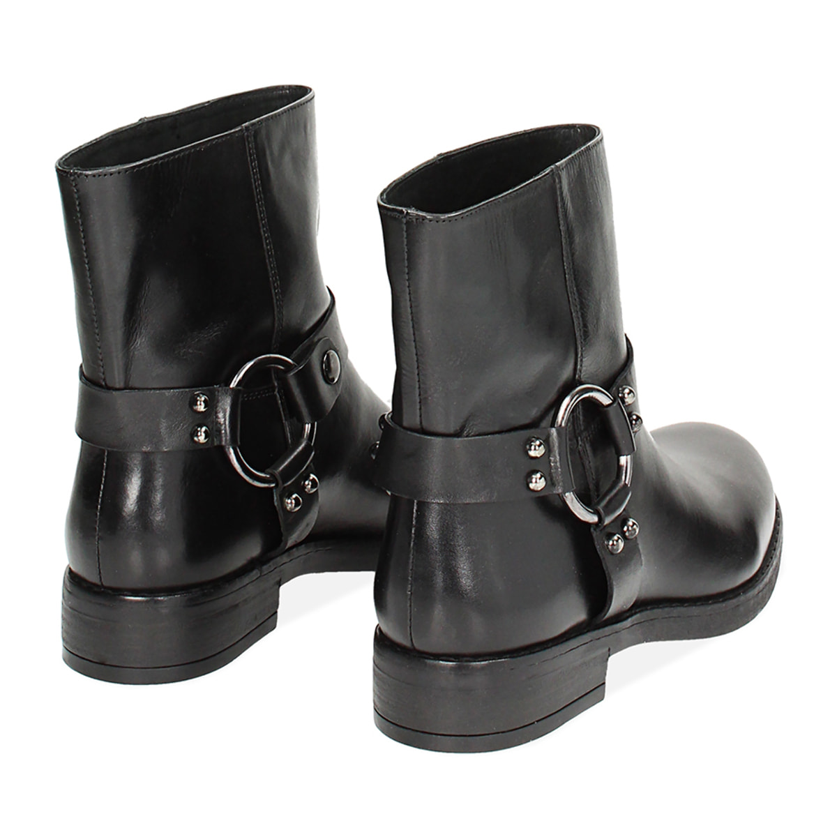 Biker negras de cuero