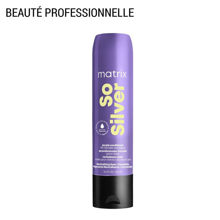 So Silver - Après-Shampoing Violet Neutralisation de Reflets Indésirables Jaunes