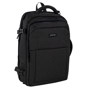 Mochila Viaje Cabina Jaslen Leeds Negro