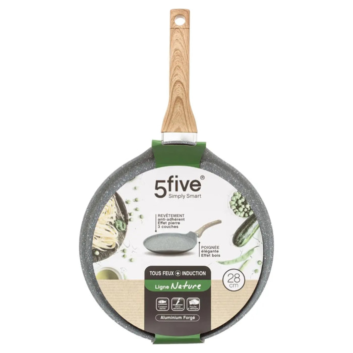 Crêpière aluminium forgé "Nature" 28cm
