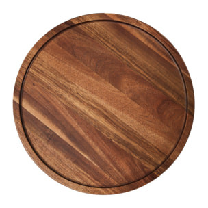 Table Gigogne Rond Acacia X2