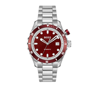 Reloj Boss 1514179 Hombre Analogico Kinetico con Correa de Acero inoxidable