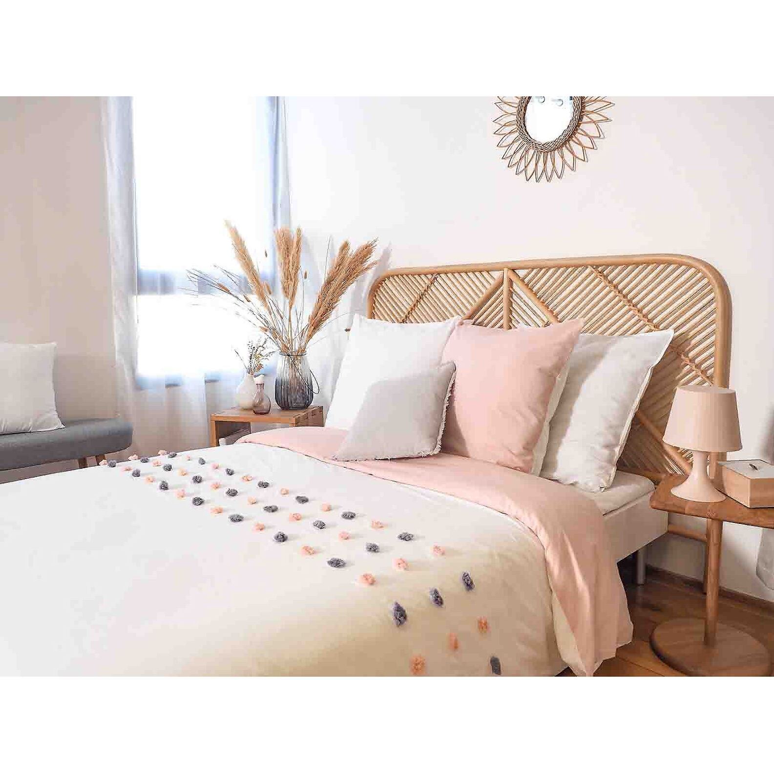 Parure Housse De Couette 3pcs 100% Coton 57 Fils Poupie