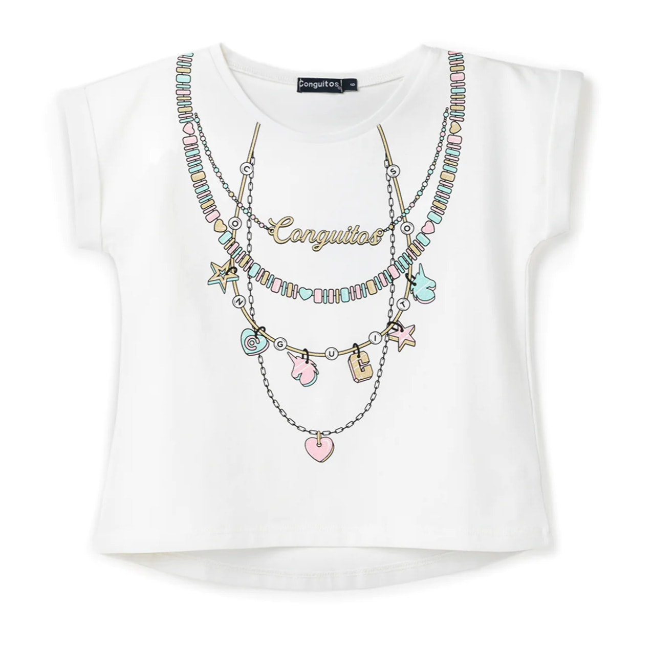 Camiseta Collares Blanco