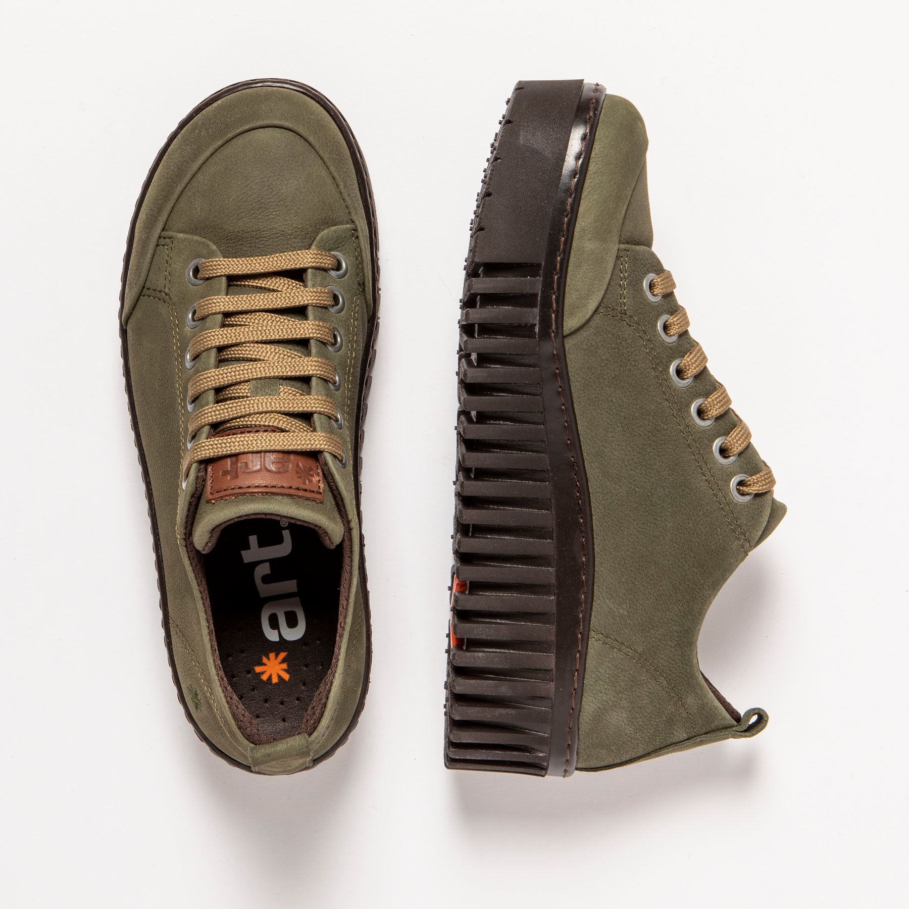 Zapatillas 1535 NOBUCK KAKI/BRIGHTON color Kaki