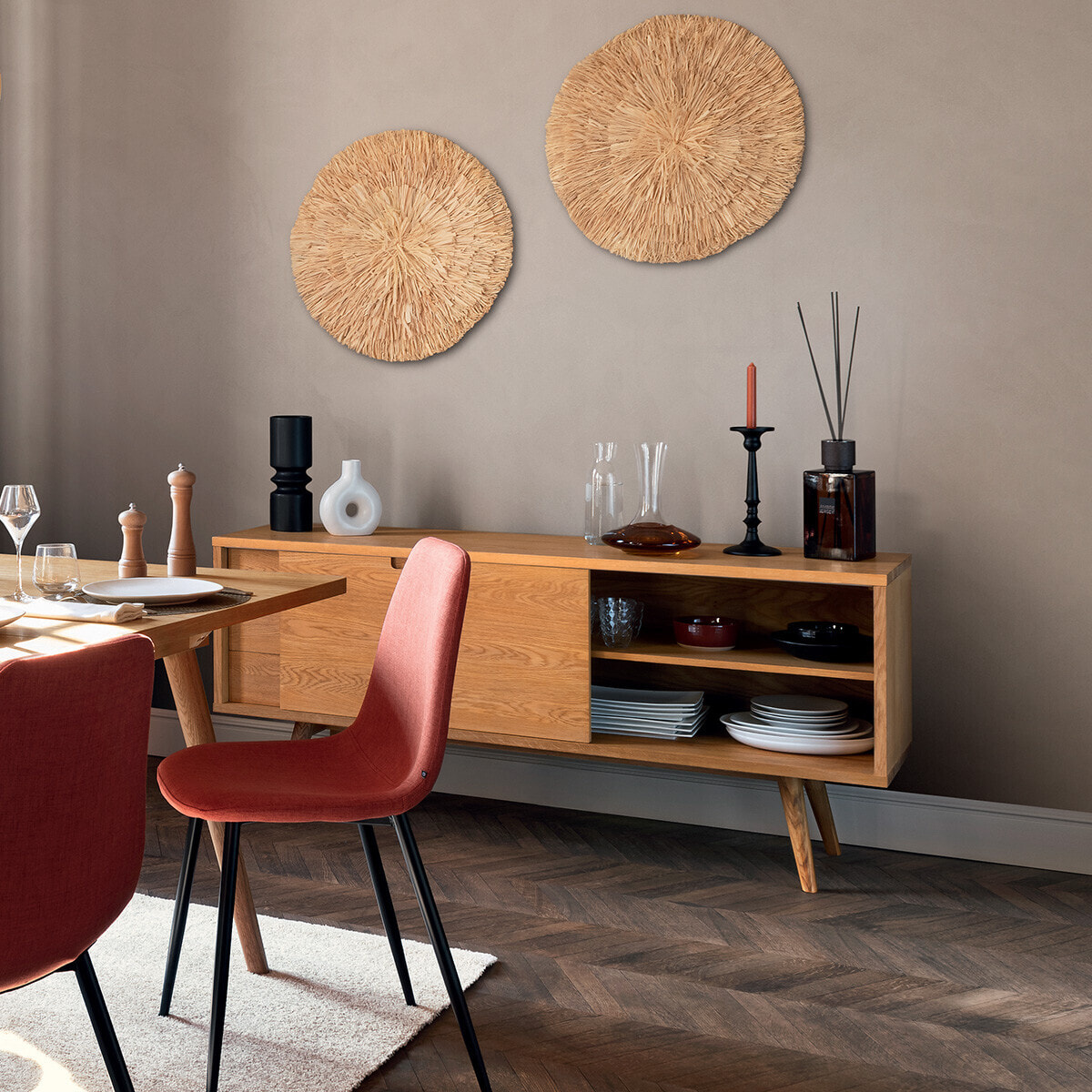 Buffet 1 porte "Digha" - naturel