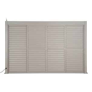 Persienne pour pergola Evora argile