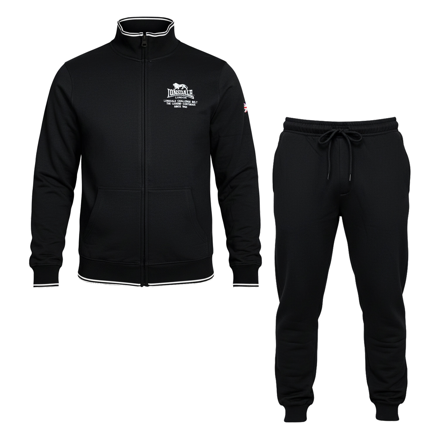 Tuta Uomo LONSDALE Cotone Felpato Zip