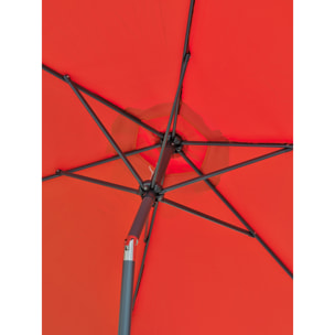 MARBELLA - Parasol à manivelle en aluminium  et toile