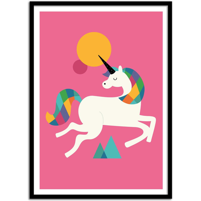 Affiche - To be a Unicorn - Andy Westface
