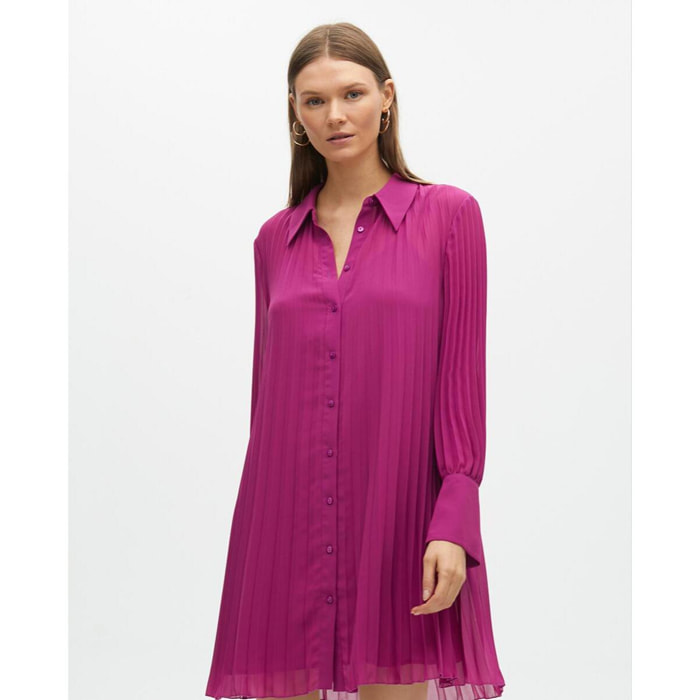 Vestito Corto Plissé