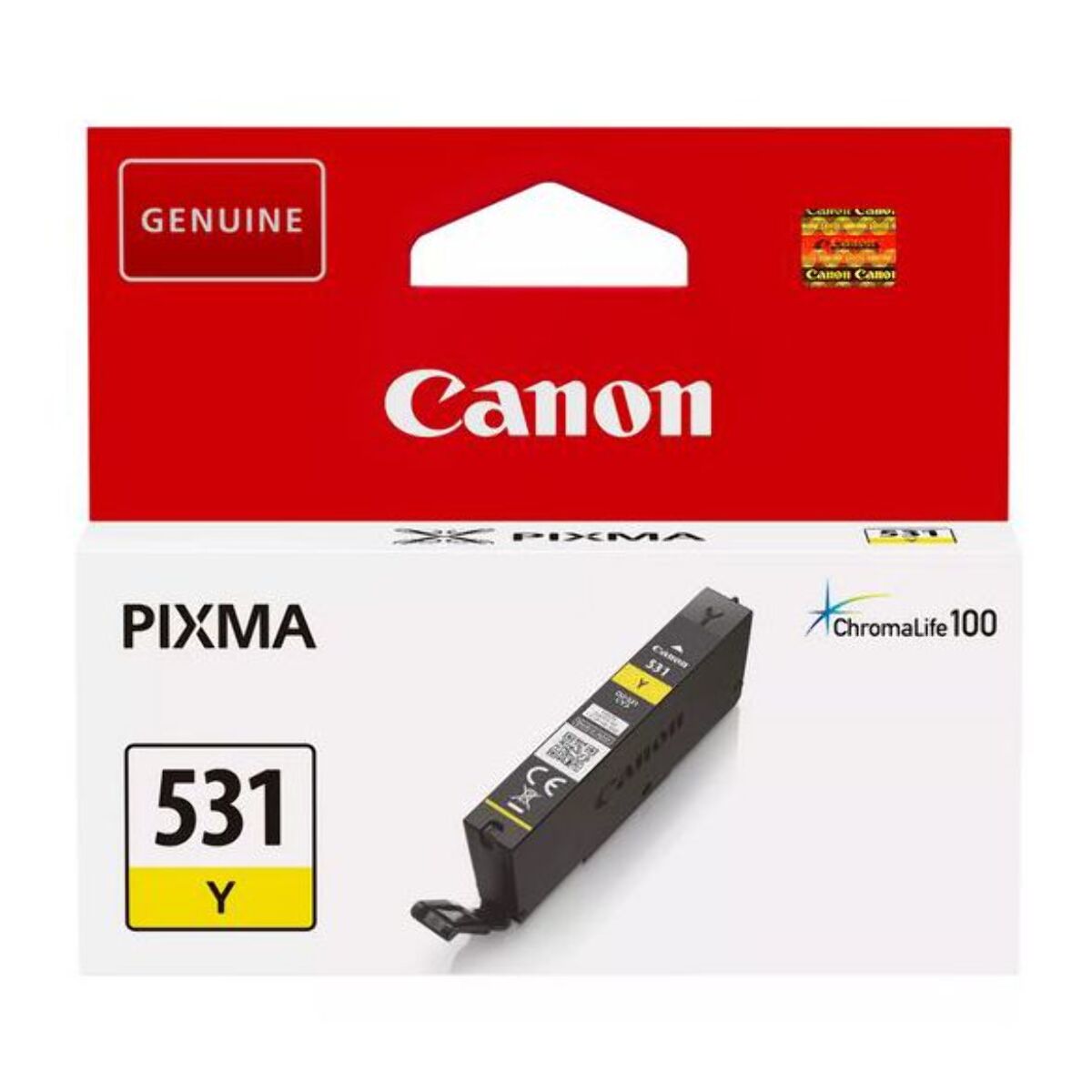 Cartouche dencre CANON Originale CLI-531 Jaune (Yellow) Standard - 5970C003
