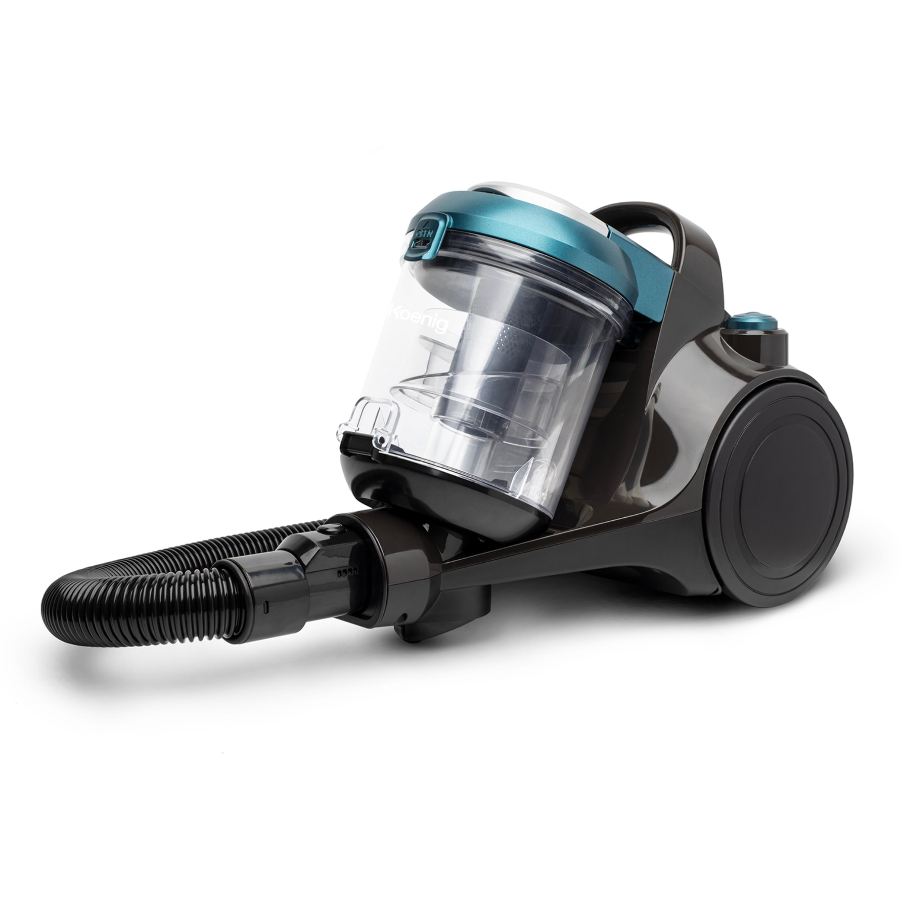 Aspirador ciclonico sin bolsa STC62 H.Koenig para suelos duros, tejidos y alfombras - filtro Hepa 12- 850W