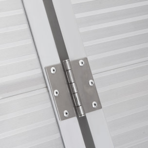 Rampa para Sillas de Ruedas Plegable, 91 cm, Carga 270 kg, Rampa Portátil de Aluminio Antideslizante con Bordes de Seguridad y Asa, para Escaleras, Puertas, Discapacitados