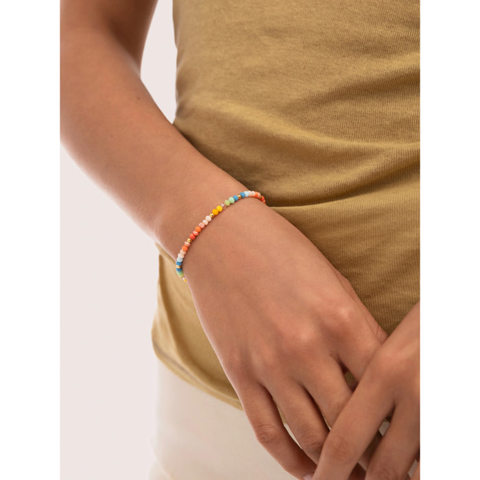 Bracciale Crystals Pastel Acciao Placcato Oro