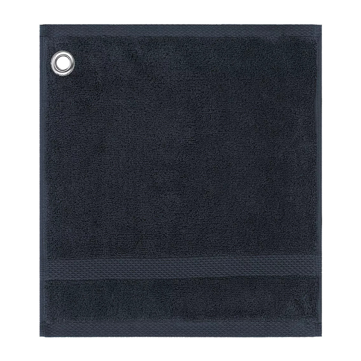 Carre avec oeillet pur coton 550 g/m² uni marine Elea navy