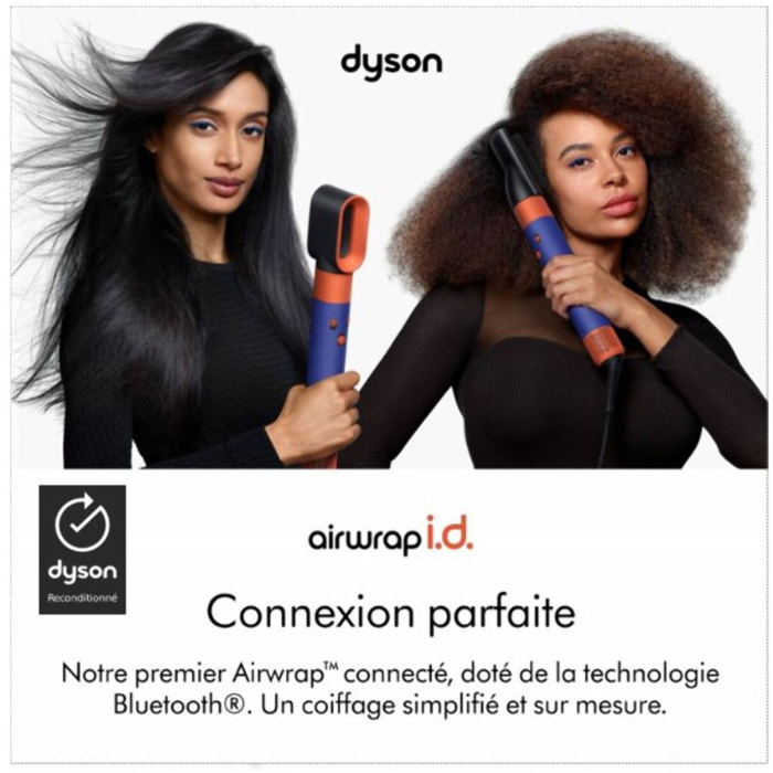 Dyson Airwrap i.d.™ raides à ondulés (Bleu Pervenche/Topaze)