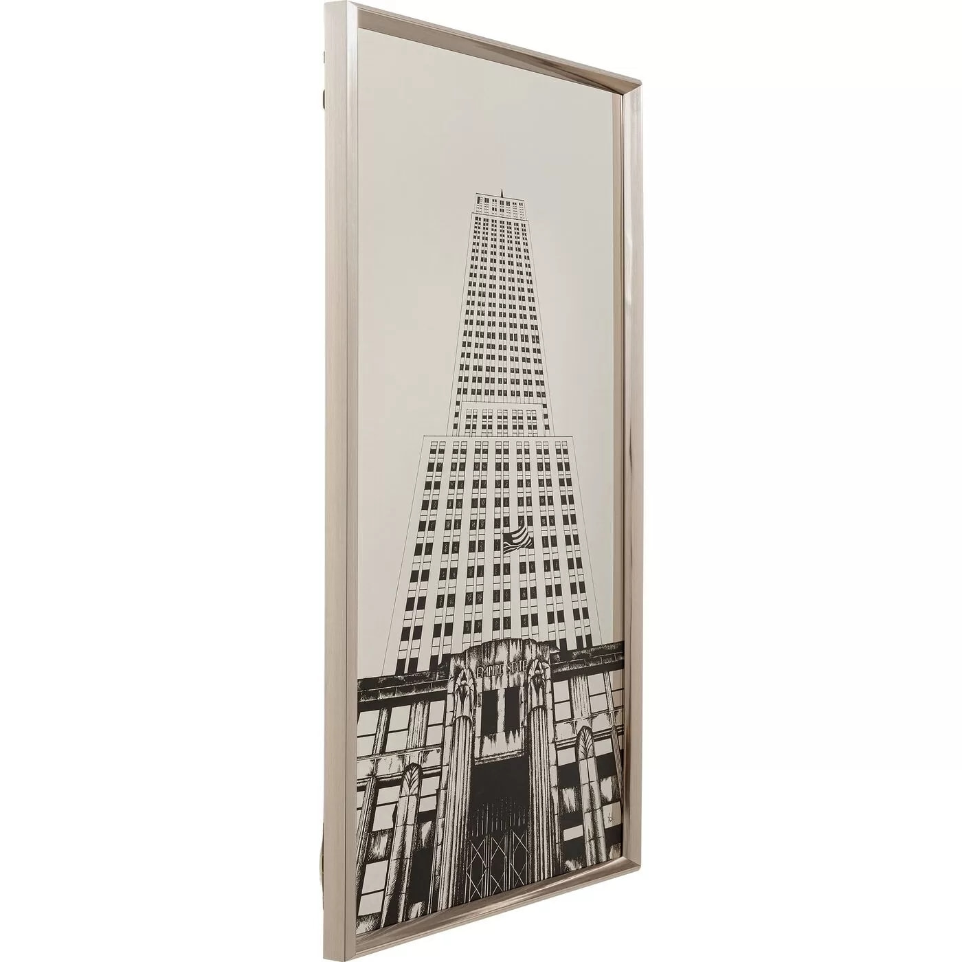 Tableau miroir Empire State 77x130cm Kare Design