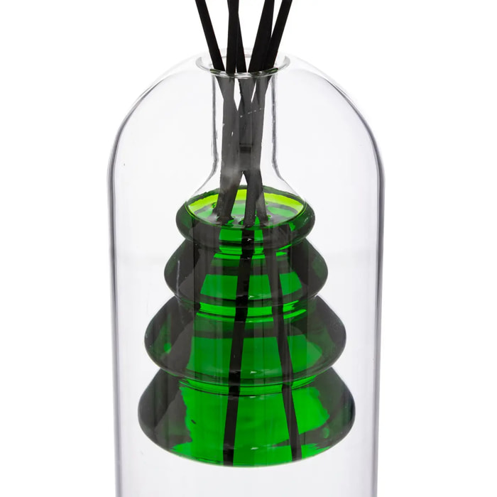 Diffuseur de parfum sapin Elan 150ml verre sapin vert