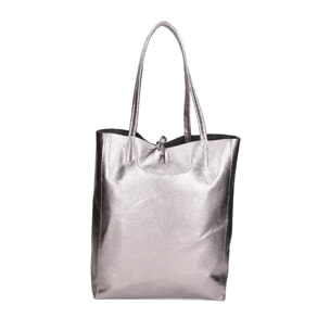 Borsa Shopper da donna In Vera pelle Made in Italy 40x36x11 cm