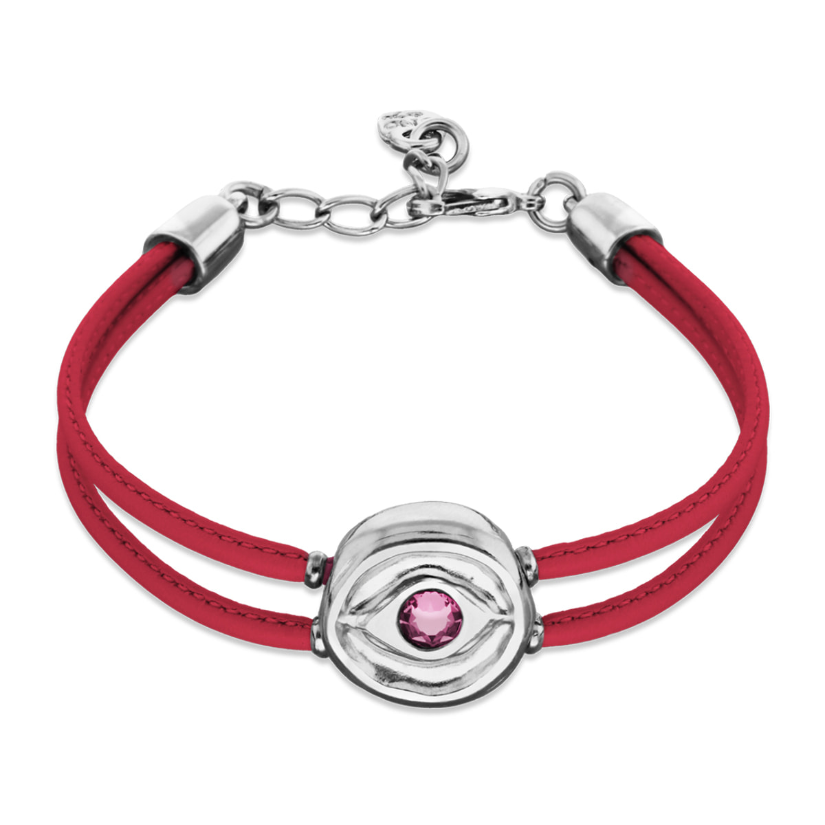 Pulsera SER INTUITIVA ROSA OSCURO M