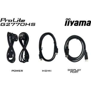 Ecran PC Gamer IIYAMA G-MASTER G2770HS-B1 27'' Plat IPS