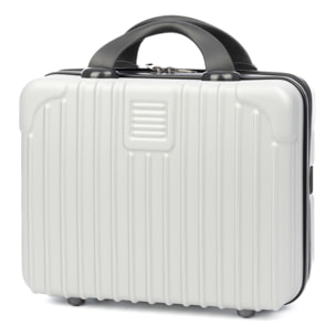 DAM Necessario rigido ultraleggero in ABS. Adattabile a trolley. 12 pollici. 31x14,5x25 cm. Colore: Grigio Chiaro