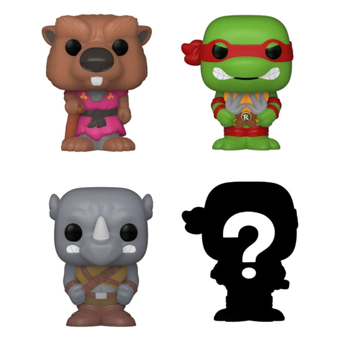 Tartarughe Ninja Bitty Pop! Vinile Figura 4-pack Splinter 2,5 Cm Funko