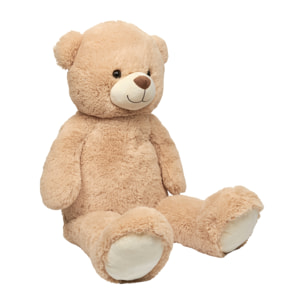 Peluche - JEUX 2 MOMES - Ours - Doux et Imposant - Blanc et Marron