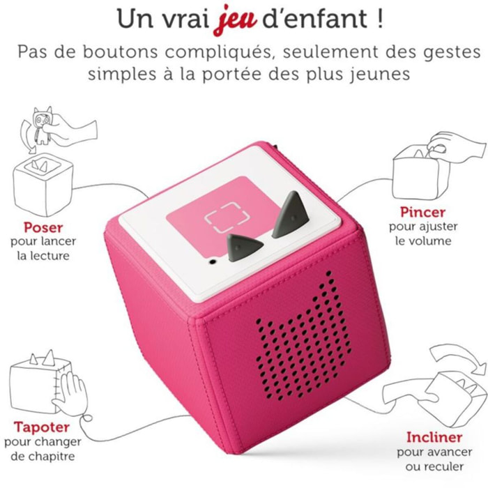 Boîte à histoires TONIES Mon premier coffret Rose