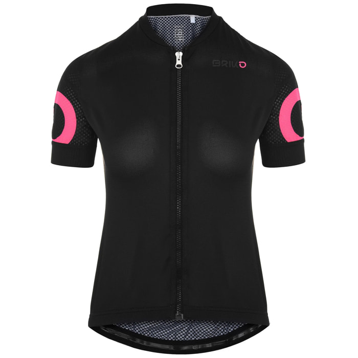 Briko - Maglie gioco, Donna, Nero - Granfondo Lady Jersey