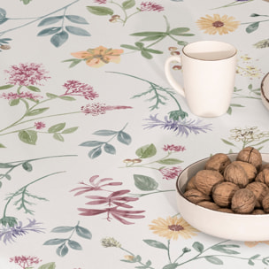 Mantel estampado antimanchas ILMA MULTICOLOR