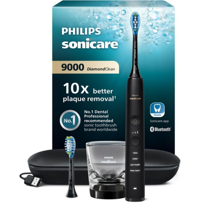 Brosse à dents électrique PHILIPS Sonicare Diamondclean 9000 HX9913/18