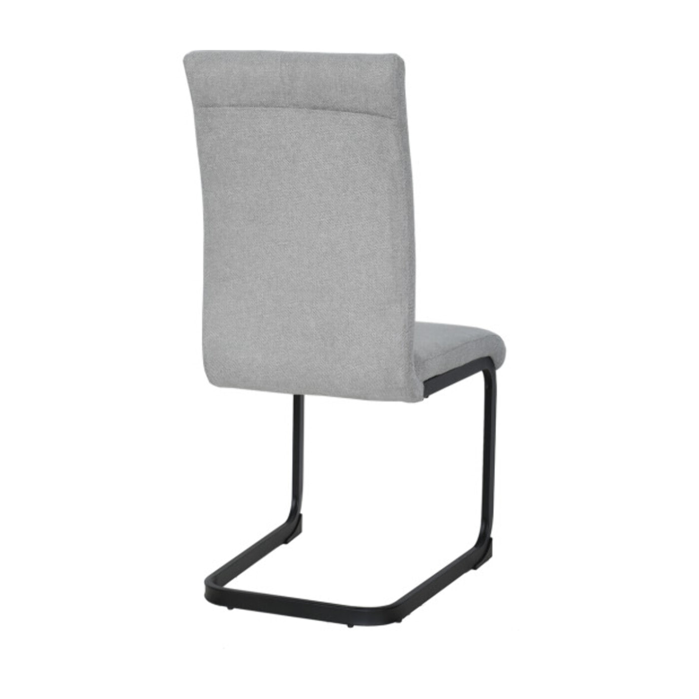 Chaise en tissu avec pied luge en métal - FABIO