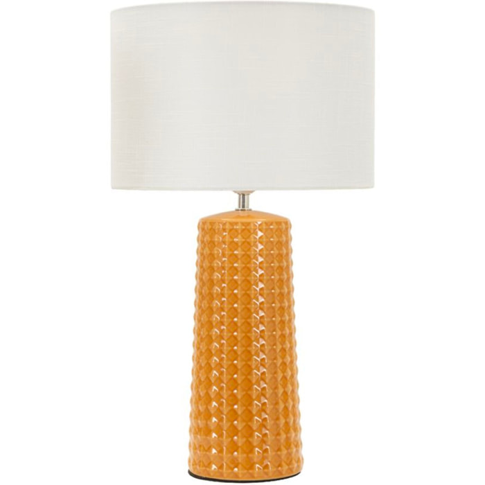 LAMPADA DA TAVOLO GLISS SENAPE CM Ø 30X52