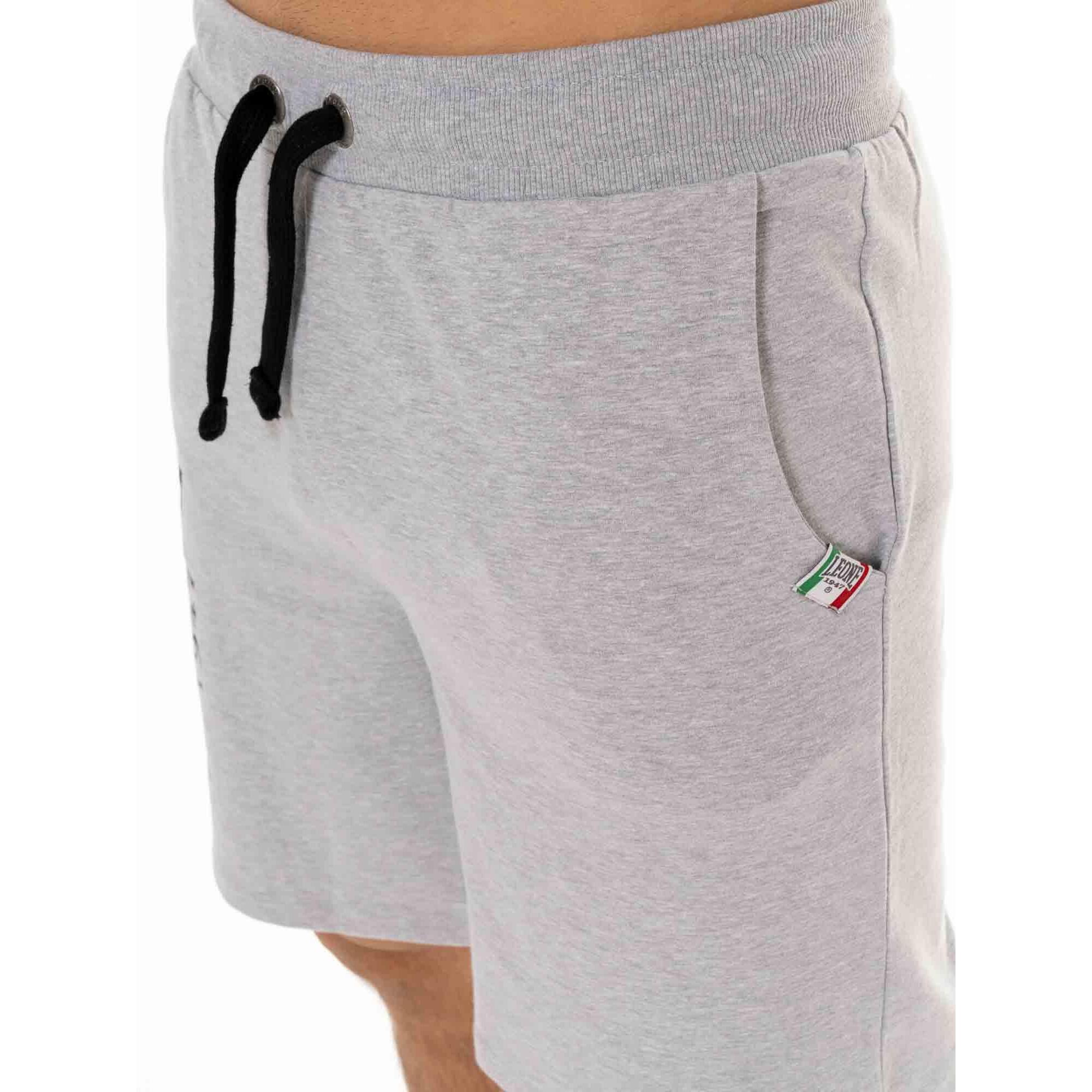 Pantalones cortos básicos para hombre Leone con logo grande