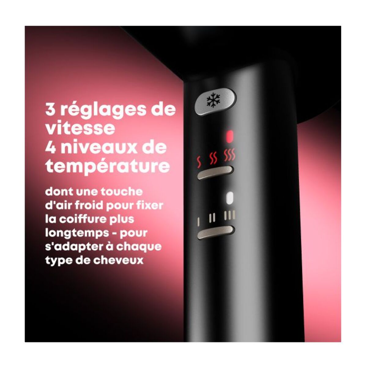 Sèche cheveux REVAMP Infrarouge Tri-Care DR-7250-EU