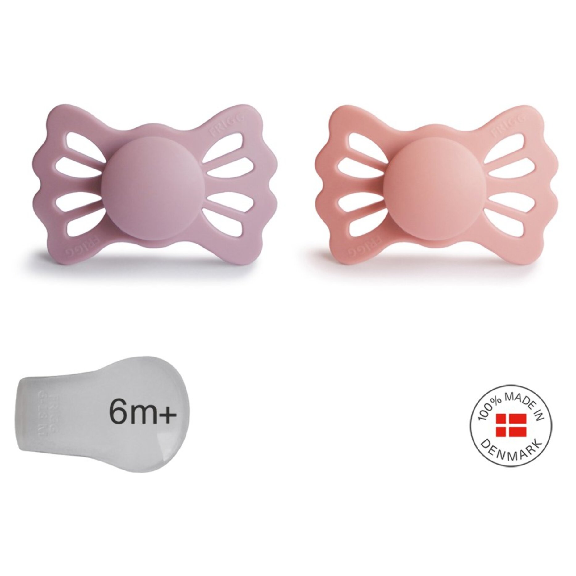 Frigg Pack 2 Chupetes Sim. Silicona Lucky