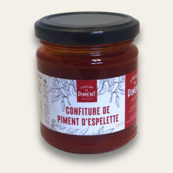 Confiture de Piment d'espelette - 220g - L'atelier du Piment - France