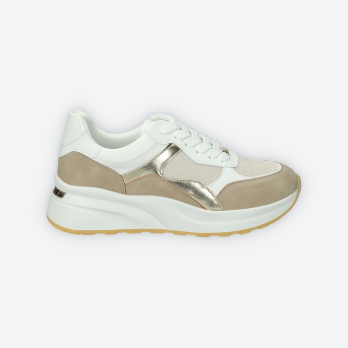 Sneakers Donna Tata Italia Beige