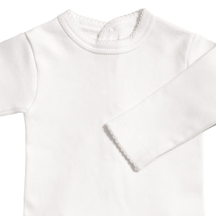 Conj, Jubon M/L Polaina Beige Talla Nac