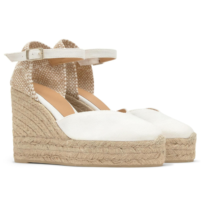Alpargata Chiarita cuña de yute 11cm doble plataforma