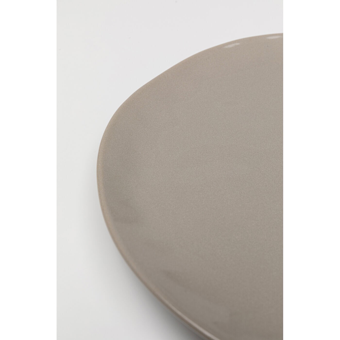 Assiettes Organic 26cm taupe set de 6 Kare Design