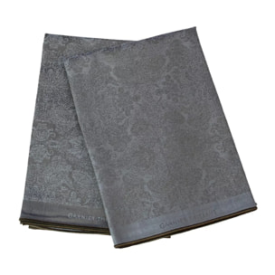 Lot de 2 mouchoirs pur coton motif jacquard bleu Isaphire lagon