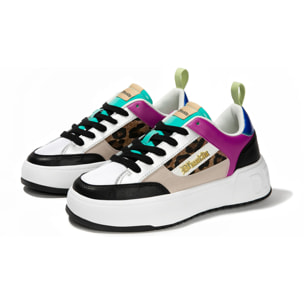 Zapatillas Casual de Mujer con Plataforma Court Multi Leo D.Franklin