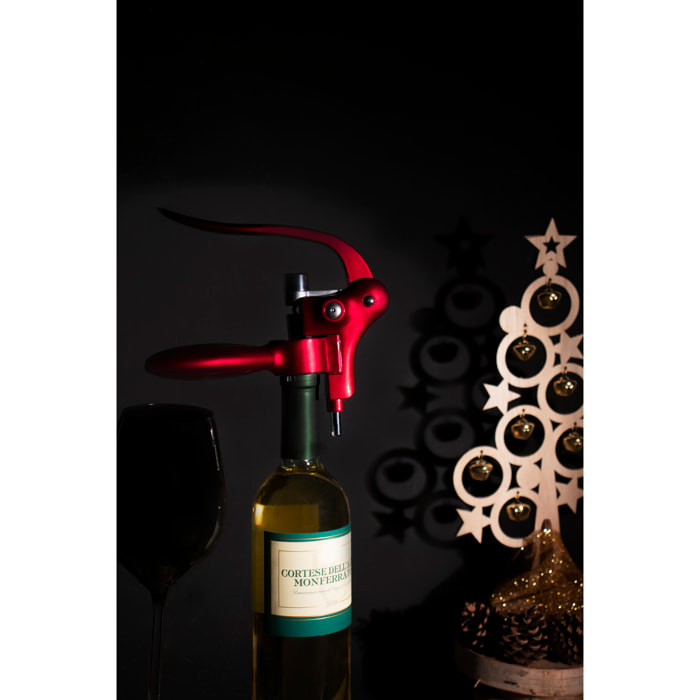 Tire-Bouchon à Levier Excelsa – Enoteque, ABS Rouge