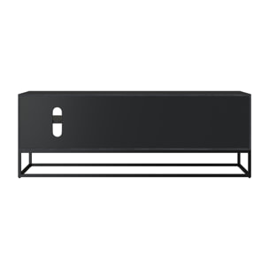 Meuble TV en bois d'acacia et pieds en métal 125 cm - Jakson