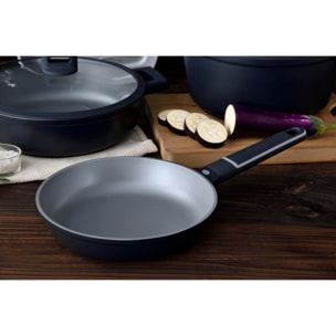 Juego de 2 sartenes ø20ø26cm indigo en aluminio fundido antiadherentes masterpro