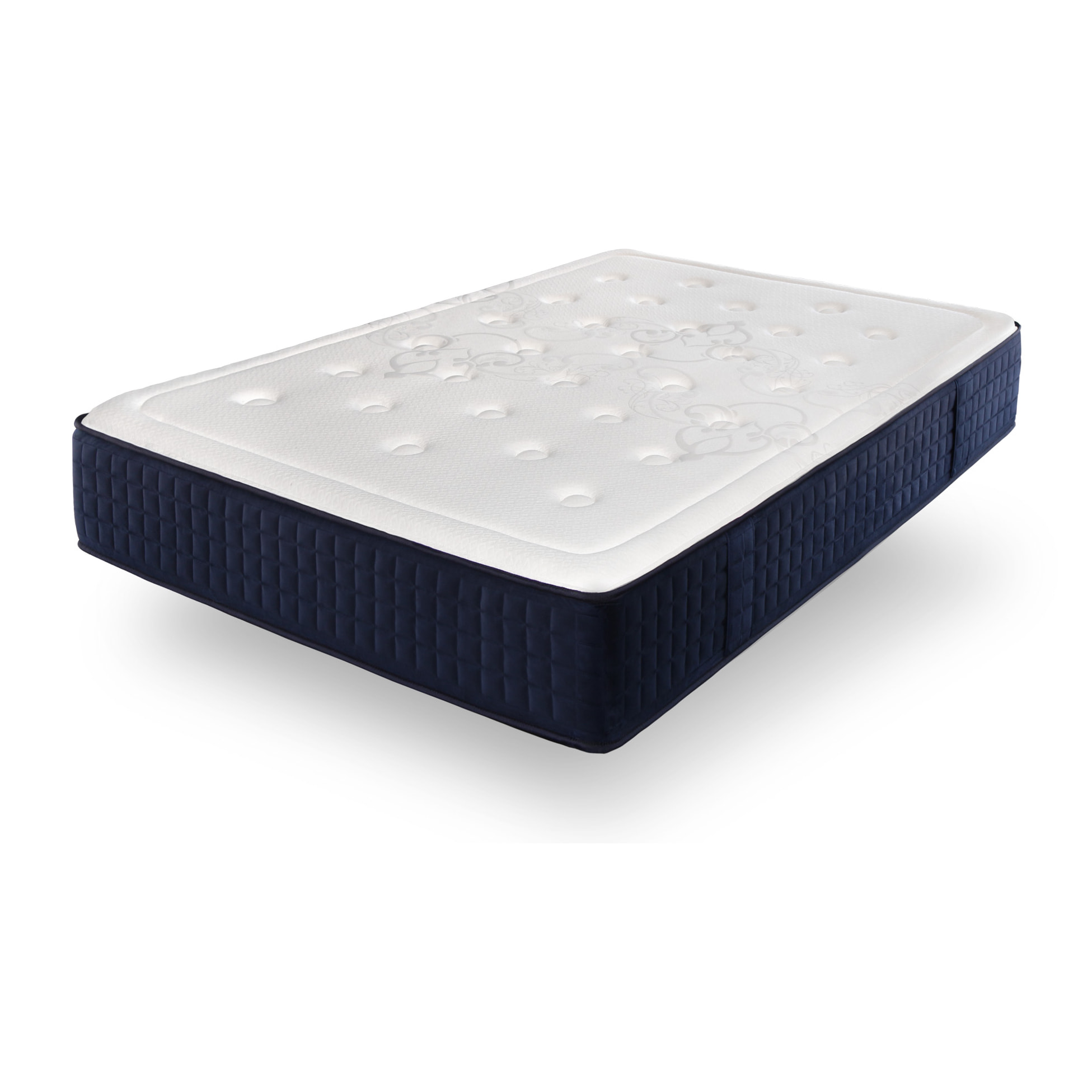 Colchón Viscoelástico Muelles Ensacados Zafiro, Altura 30 cm