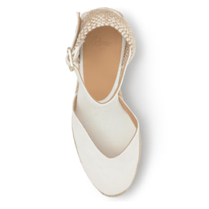 Alpargata Chiarita cuña de yute 11cm doble plataforma